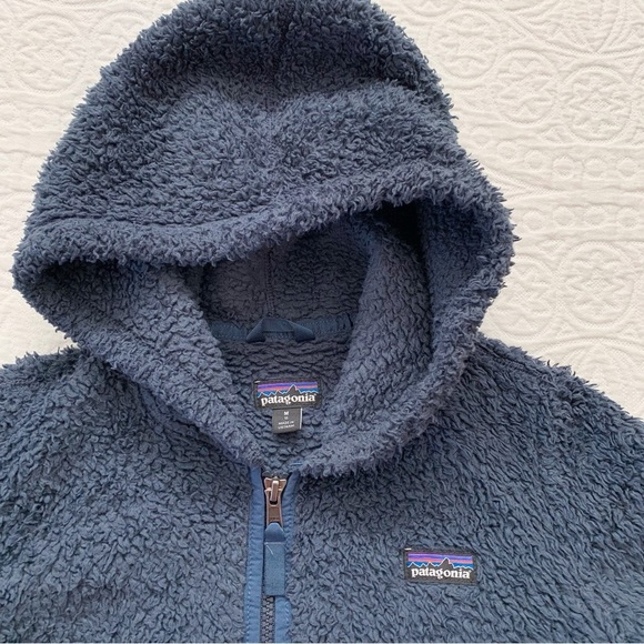 Patagonia Girls' Los Gatos Fleece Hoody, New Navy (Med, 10) - Picture 3 of 3